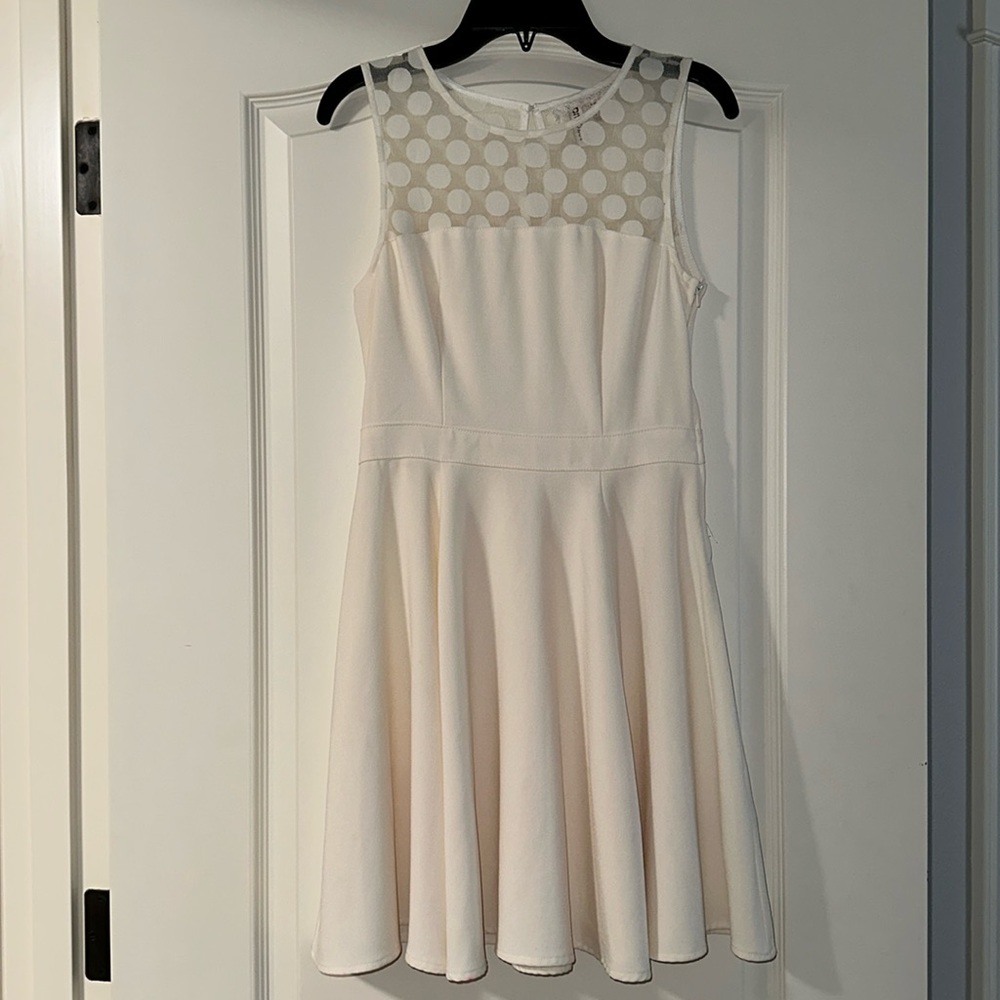 H&M dress, off white, size 4
